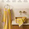 pure cotton, fade resistant, luxurious softness, super absorbent, machine washable