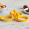 set of three silicone ducky egg molds