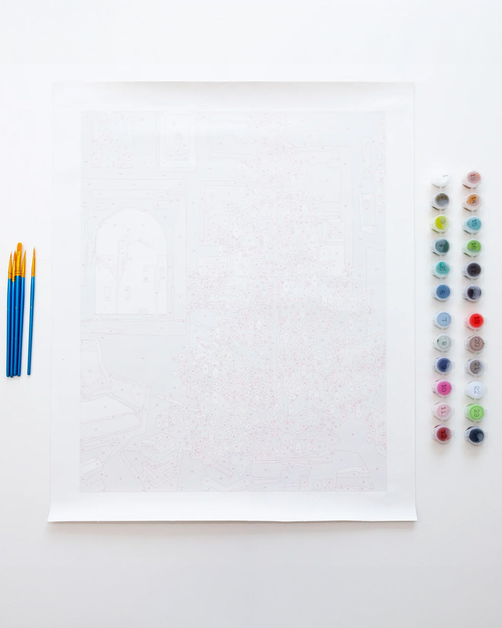 Paint By Numbers Aesthetic Tree ban.do