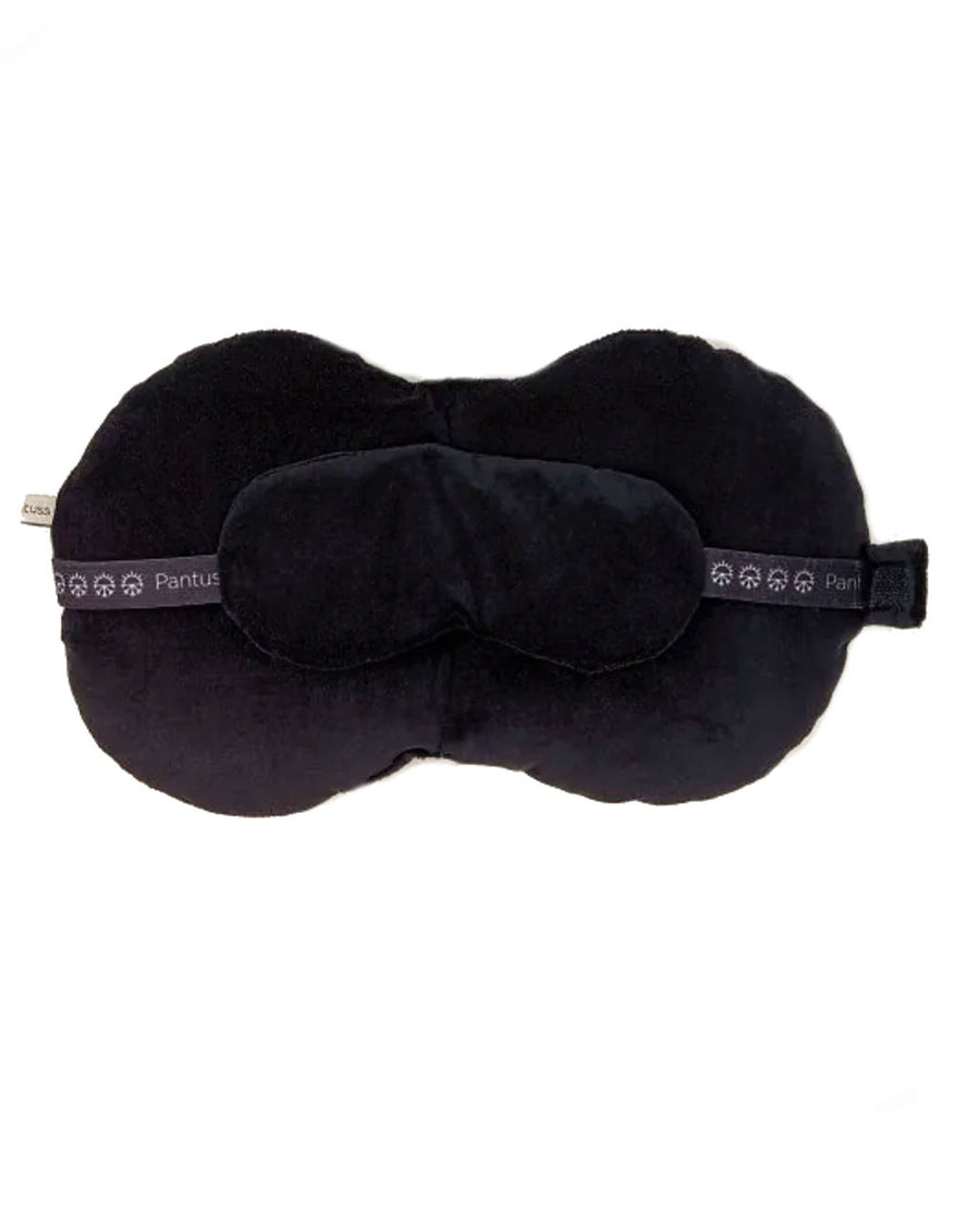 black aroma kit with eye mask and neck brace