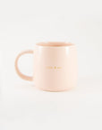 overside of pink mug that says 'like a lot'