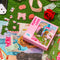 colorful two dogs in vegas 500 piece puzzle on turf