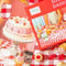 man in an apron baking 1000 piece puzzle box and puzzle