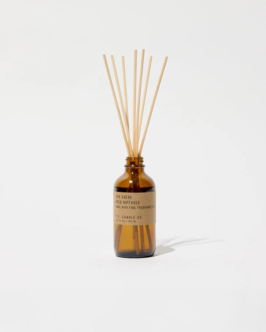 iris suede scented reed diffuer