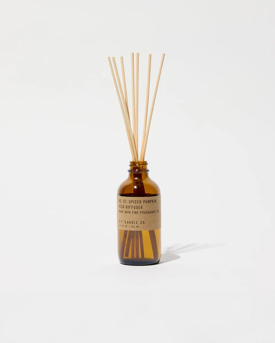 spice pumpkin scented reed diffuser