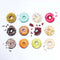 set of 12 donut mini puzzles