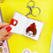 interior sticker inside of  Monchhichi Mini Stickerbook Keychain