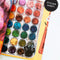 interior sticker sheet of rainbow vision paper and sticker book for junk journaling