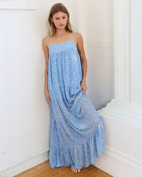 blue long summer dresses Floral Tiered Dress Stars Rocking Red Dresses Color:PINK/ROSE Zegna Escape Blue Maxi Hawaiian