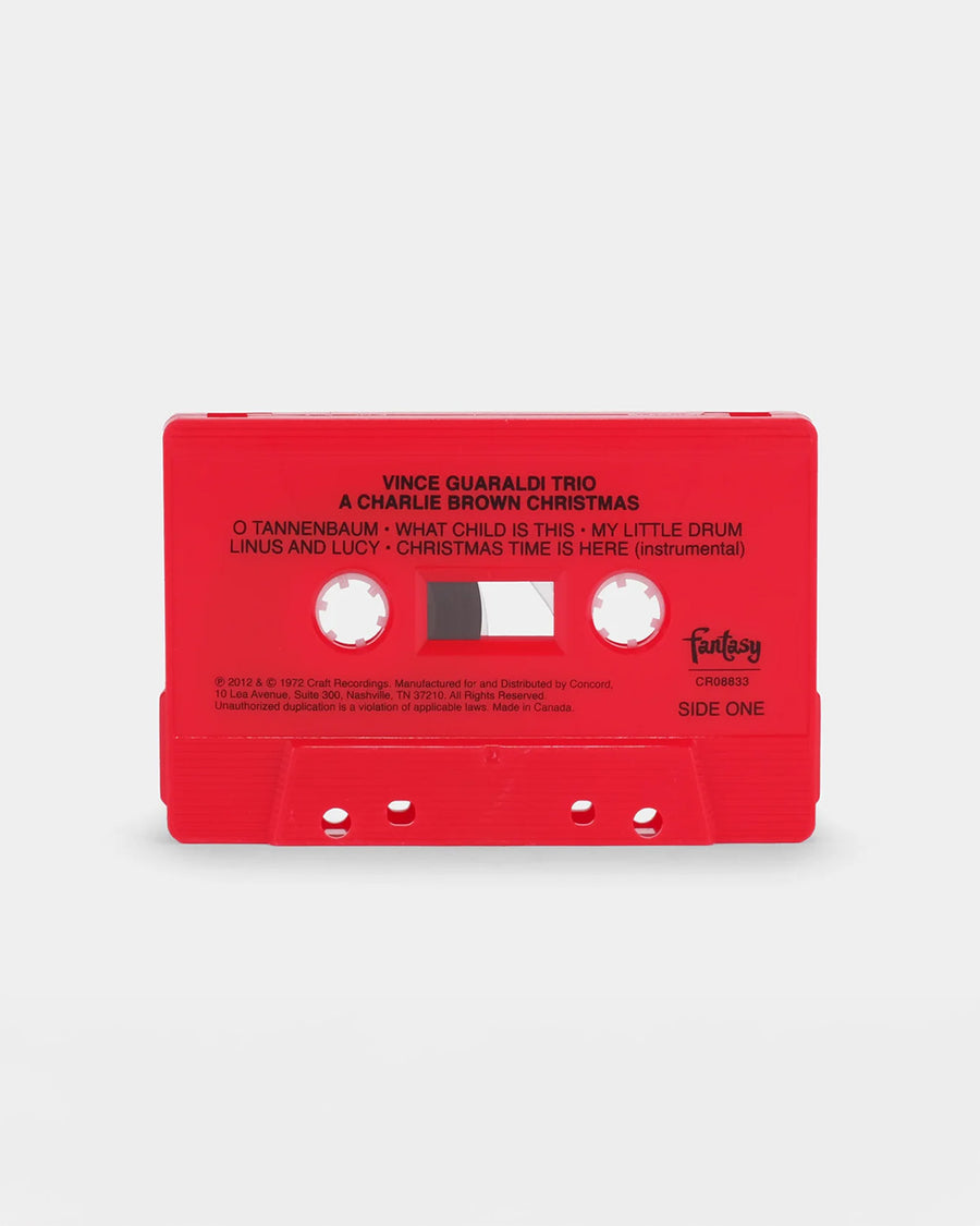 red 'a charlie brown christmas' cassette