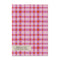 pink grid whimsical girlie scrapbooking paper booklet