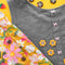 strawberry 1" large buttons on clothing