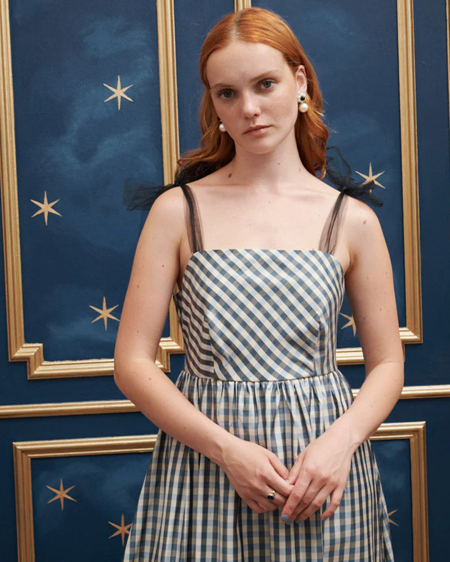Cindy Check Midi Dress ban.do Cindy Check Midi Dress ban.do