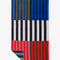 colorful multi-stripe oversized towel
