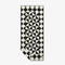 black and white geometric hand towel