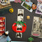 acetate tomato photo frame magnet with strip photo underneath on a fridge