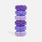 stacked various shades of purple mini magnet fidget toy 