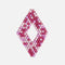 diamond shaped various shades of pink mini magnet fidget toy 