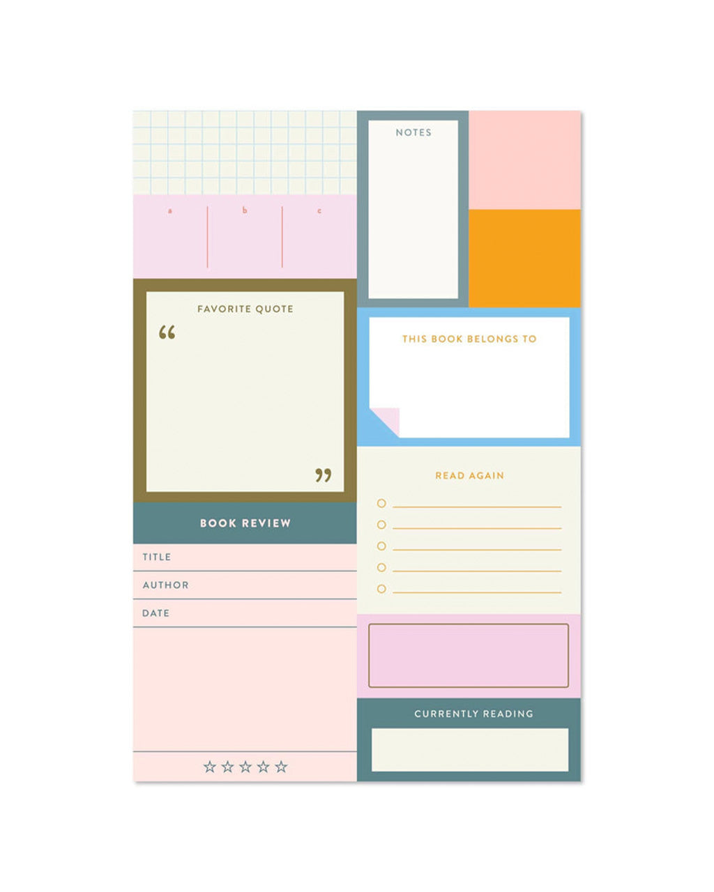 Reader Edition Sticky Note Notepads - Set of 10 – ban.do