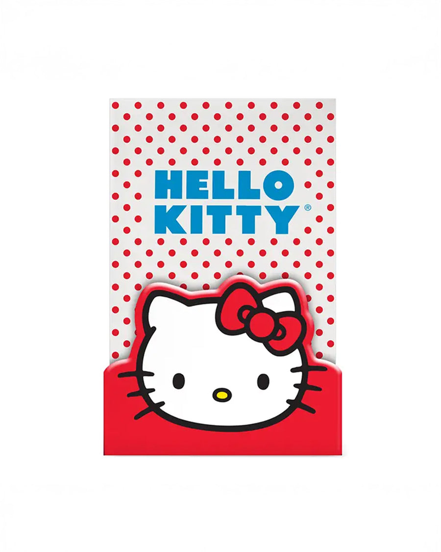 set of three white and red hello kitty mini notebooks