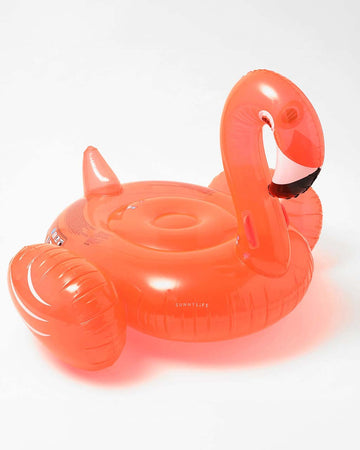pink flamingo inflatable float