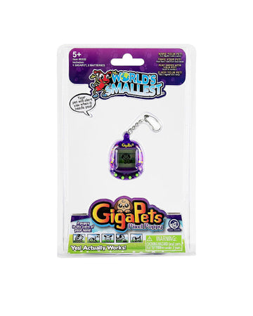 packaged purple gigapet pixel puppy