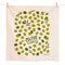 tea towel with all over olive print that says 'olive to the party'