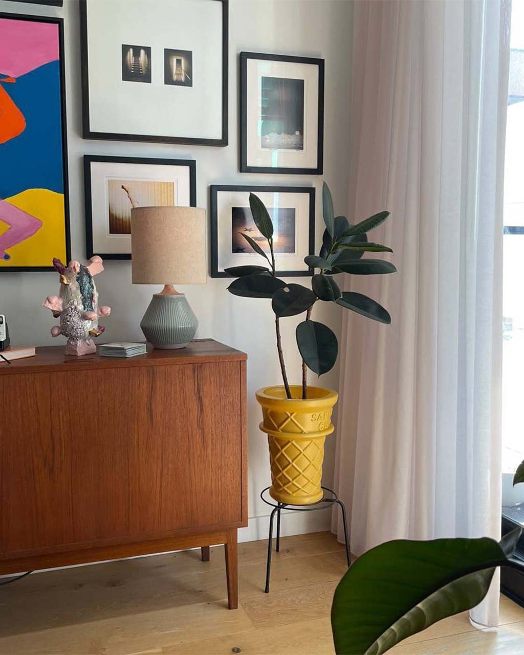 Giant Ice Cream Cone Planter ban.do