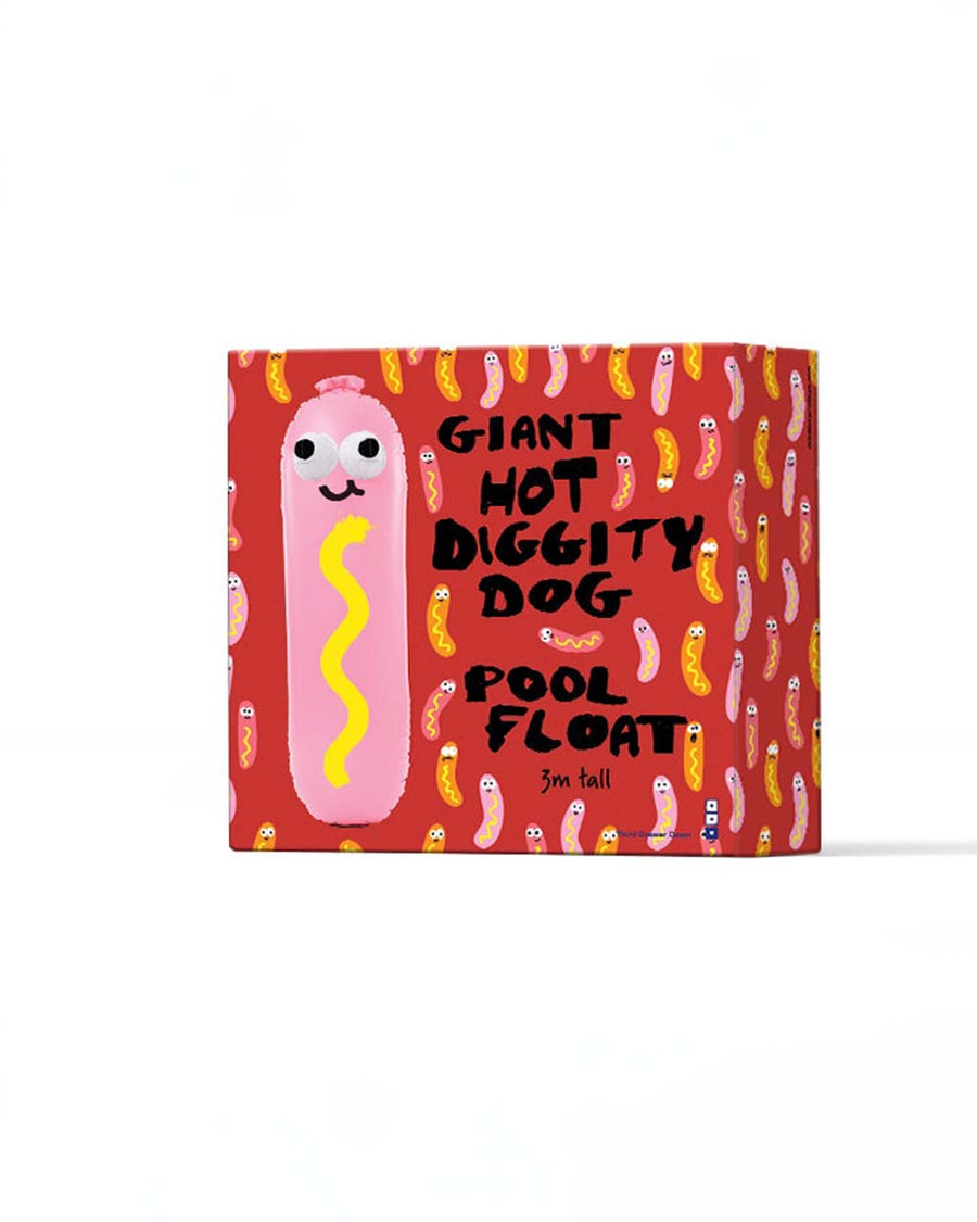 packaged XL hot dog float