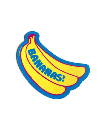 banana shaped sticker