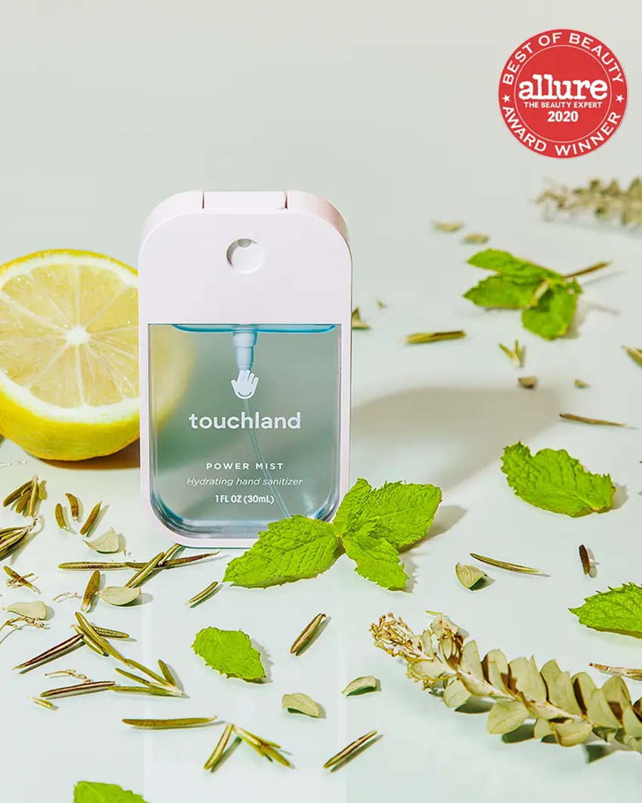frosted mint power mist hand sanitizer