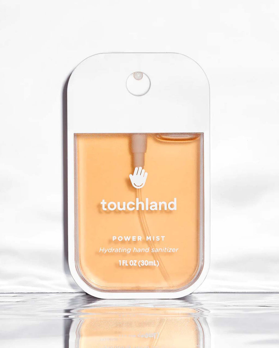 bottom of velvet peach touchland hand sanitizer
