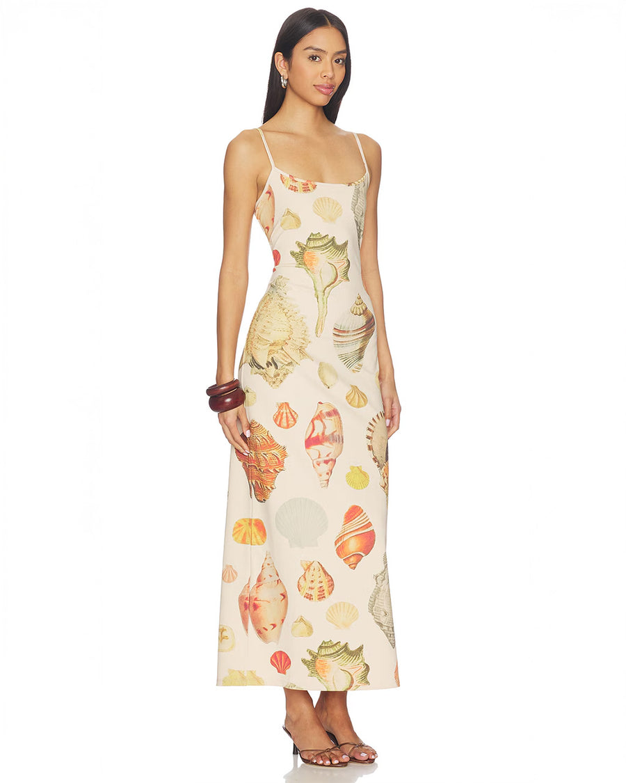 cream shell dress Petal and Pup Women's Vista Mini Dress