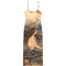 tank maxi dress with mermaid scene print