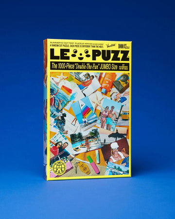 packaged vacation sunscreen x le puzz 1,000 piece puzzle with photo collage