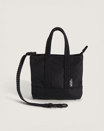 black mini tote keychain