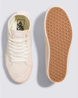 top and bottom view of light pink sk8-hi tapered stackform sneakers