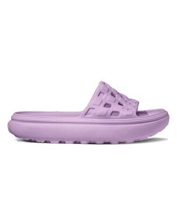 light purple cushion sandals
