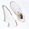 pair of white mesh vans VR3 shoes with brown soles