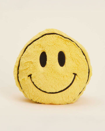 yellow smiley face heating plush