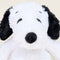 up close of snoopy warmie plush