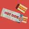 hot dog bar soap with foil  hot dog wrapper