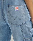 back pocket of overalls