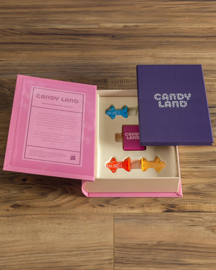 packaged candyland vintage bookshelf game