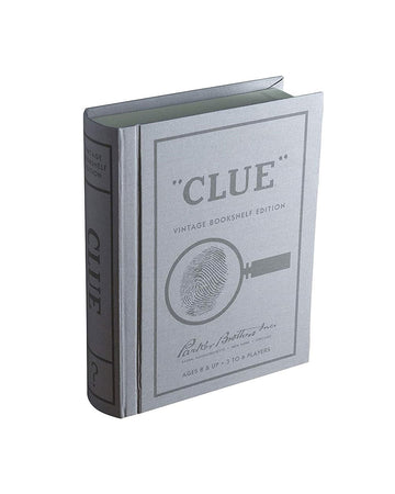 book shaped clue vintage game