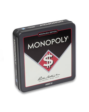 vintage monopoly nostalgia tin