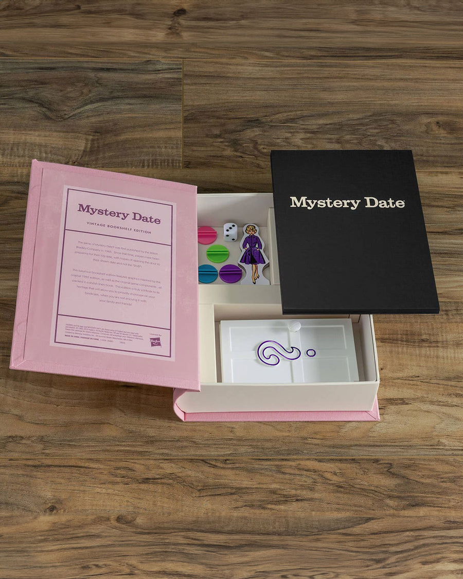 packaged mystery date vintage bookshelf game