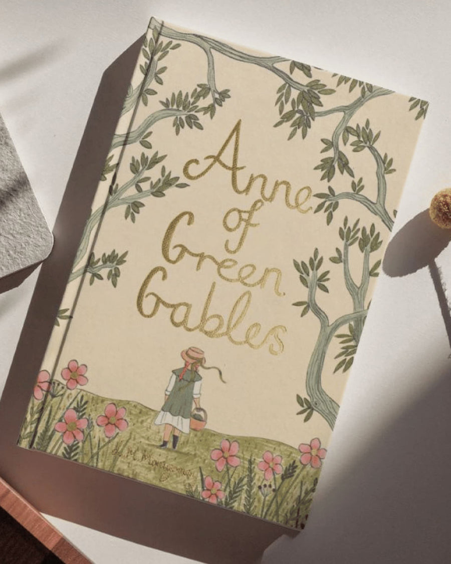 anne of green gables book on a table