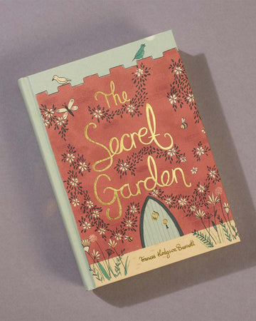 hardcover secret garden book on a table