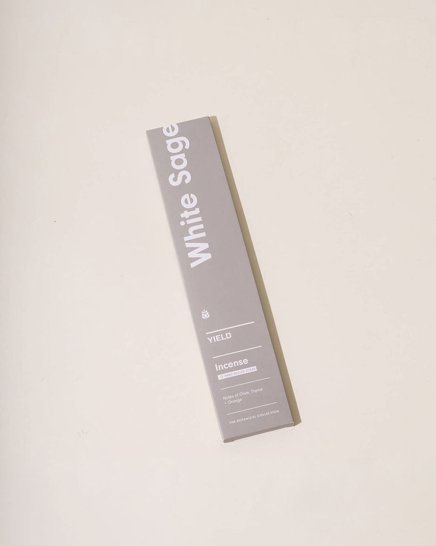 packaged set of 15 white sage scented incense sticks